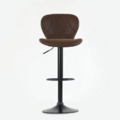 Барный стул Barneo N-86 Time / Black / VPU Brown Vintage коричневый винтаж PK970-18 в Тюмени - tumen.mebel24.online | фото 3