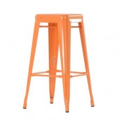 Барный табурет Barneo N-241 Tolix Style (RAL2003 оранжевый) в Тюмени - tumen.mebel24.online | фото