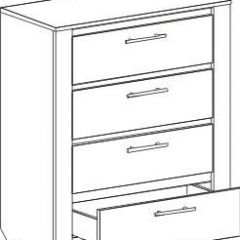 Детская Элана (Дуб сонома) в Тюмени - tumen.mebel24.online | фото 4