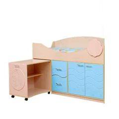 Набор мебели для детской Юниор -12.2 (700*1860) МДФ матовый в Тюмени - tumen.mebel24.online | фото 4