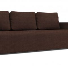 Диван Алиса 4 Shaggy CHOCOLATE - Teos Dark Brown в Тюмени - tumen.mebel24.online | фото