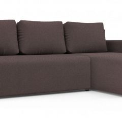 Диван угловой Алиса 3 Bahama PLUM - Teos Dark Brown в Тюмени - tumen.mebel24.online | фото
