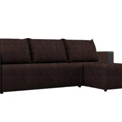 Диван угловой Алиса 3 Savana Chocolate - Teos Dark Brown в Тюмени - tumen.mebel24.online | фото