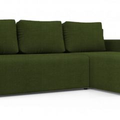 Диван угловой Алиса 3 Vital GREEN - Teos Dark Brown в Тюмени - tumen.mebel24.online | фото