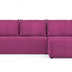 Диван угловой Алиса Shaggy FUCHSIA без подлокотников в Тюмени - tumen.mebel24.online | фото 2