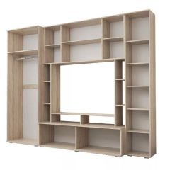 Гостиная Белла (Дуб Сонома/Белый глянец) в Тюмени - tumen.mebel24.online | фото 2