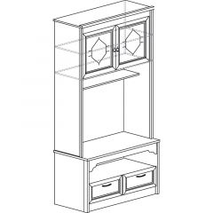 Гостиная Флоренция 4 Дуб оксфорд в Тюмени - tumen.mebel24.online | фото 7