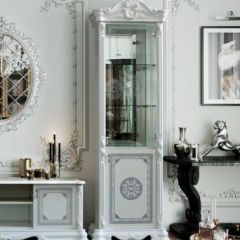 Гостиная Грация (комплект) белый/серебро в Тюмени - tumen.mebel24.online | фото 3