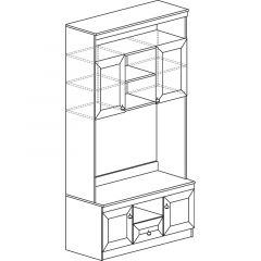 Гостиная Инна 5 Денвер темный в Тюмени - tumen.mebel24.online | фото 9