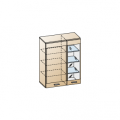 Гостиная Камелия Композиция 1 (Гикори Джексон темный) в Тюмени - tumen.mebel24.online | фото 9