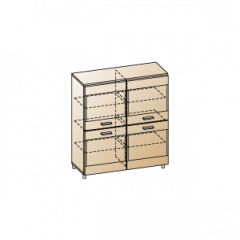 Гостиная Камелия Композиция 8 (Гикори Джексон светлый) в Тюмени - tumen.mebel24.online | фото 2