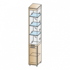 Гостиная Мелисса Композиция 11 (Гикори Джексон светлый) в Тюмени - tumen.mebel24.online | фото 3