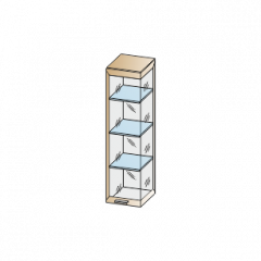 Гостиная Мелисса Композиция 8 (Гикори Джексон светлый) в Тюмени - tumen.mebel24.online | фото 3