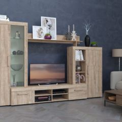 Гостиная МИРАЖ-1 (Дуб баррик) в Тюмени - tumen.mebel24.online | фото