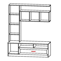 ПРАГА Гостиная (модульная) в Тюмени - tumen.mebel24.online | фото 7