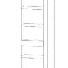 РЕГИНА Гостиная (модульный) Дуб самдал в Тюмени - tumen.mebel24.online | фото 5