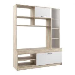 СОФИ Гостиная (модульная) дуб сонома/белый глянец в Тюмени - tumen.mebel24.online | фото 3