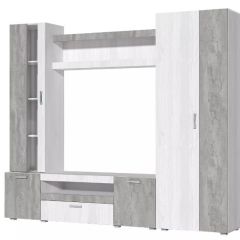 Гостиная Соло (Анкор Светлый/Бетонный Камень) в Тюмени - tumen.mebel24.online | фото 2