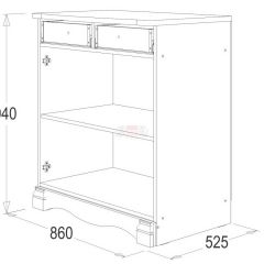 Комод Ольга 1Н ЛДСП в Тюмени - tumen.mebel24.online | фото 2