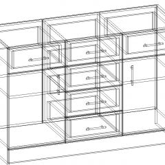 СОФИЯ Комод К1200 2Д (венге/дуб белфорт) в Тюмени - tumen.mebel24.online | фото 3