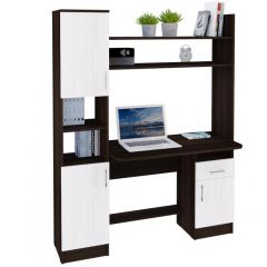 Компьютерный стол ШКОЛЬНИК (Венге/Анкор белый) в Тюмени - tumen.mebel24.online | фото