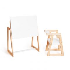 Комплект детской мебели стол и  два стула Я САМ "Лофт-Дуо" (Белый) в Тюмени - tumen.mebel24.online | фото 5