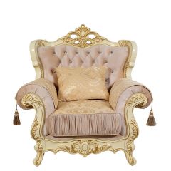 Комплект мягкой мебели Эсмеральда (Крем) без механизма (3+1+1) в Тюмени - tumen.mebel24.online | фото 9