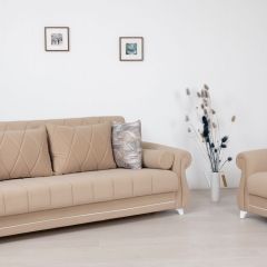Комплект Роуз ТД 412 диван-кровать + кресло + комплект подушек в Тюмени - tumen.mebel24.online | фото 1