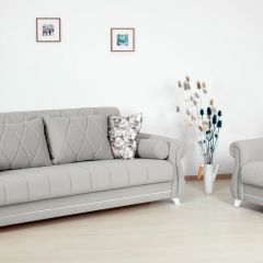 Комплект Роуз ТД 414 диван-кровать + кресло + комплект подушек в Тюмени - tumen.mebel24.online | фото 1