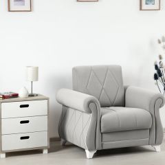 Комплект Роуз ТД 414 диван-кровать + кресло + комплект подушек в Тюмени - tumen.mebel24.online | фото 2