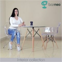 Кресло Barneo N-14-14 SteelMold прозрачный в Тюмени - tumen.mebel24.online | фото 2