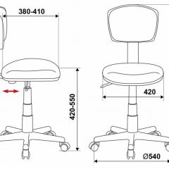 Кресло Бюрократ CH-299/G/15-48 серый в Тюмени - tumen.mebel24.online | фото 3