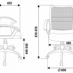 Кресло Бюрократ CH-590/BLACK в Тюмени - tumen.mebel24.online | фото 5