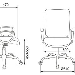 Кресло Бюрократ CH-599AXSN/32B/TW-11 черный TW-32K01 в Тюмени - tumen.mebel24.online | фото 4