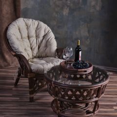 Кресло Черчилль/Рузвельт (Орех матовый) в Тюмени - tumen.mebel24.online | фото 2
