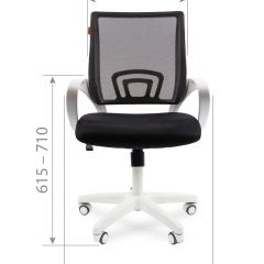Кресло для оператора CHAIRMAN 696 white (ткань TW-19/сетка TW-69) в Тюмени - tumen.mebel24.online | фото 5