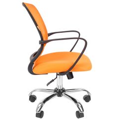 Кресло для оператора CHAIRMAN 698 хром (ткань TW 16/сетка TW 66) в Тюмени - tumen.mebel24.online | фото 3