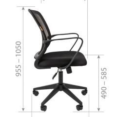 Кресло для оператора CHAIRMAN 698 (ткань/сетка TW - оранжевый) в Тюмени - tumen.mebel24.online | фото 3