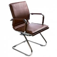 Кресло для посетителя Бюрократ CH-993-Low-V/Brown коричневый в Тюмени - tumen.mebel24.online | фото 1