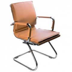 Кресло для посетителя Бюрократ CH-993-Low-V/Camel светло-коричневый в Тюмени - tumen.mebel24.online | фото
