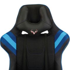 Кресло игровое Бюрократ VIKING 4 AERO BLUE черный/синий в Тюмени - tumen.mebel24.online | фото 6