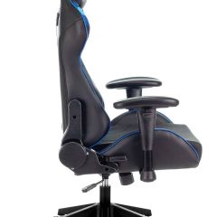 Кресло игровое Бюрократ VIKING 4 AERO BLUE черный/синий в Тюмени - tumen.mebel24.online | фото 8