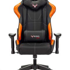 Кресло игровое Бюрократ VIKING 5 AERO ORANGE черный/оранжевый в Тюмени - tumen.mebel24.online | фото 3