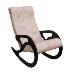 Кресло-качалка №2 (велюр Флора 003/венге) в Тюмени - tumen.mebel24.online | фото 1