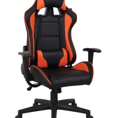 Кресло компьютерное BRABIX "GT Racer GM-100" (черное/оранжевое) 531925 в Тюмени - tumen.mebel24.online | фото