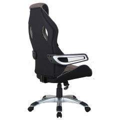 Кресло компьютерное BRABIX Techno GM-002 (ткань) черное/серое, вставки белые (531815) в Тюмени - tumen.mebel24.online | фото 5