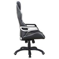 Кресло компьютерное BRABIX Techno Pro GM-003 (экокожа черное/серое, вставки серые) 531814 в Тюмени - tumen.mebel24.online | фото 3