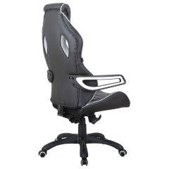 Кресло компьютерное BRABIX Techno Pro GM-003 (экокожа черное/серое, вставки серые) 531814 в Тюмени - tumen.mebel24.online | фото 7