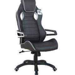 Кресло компьютерное BRABIX Techno Pro GM-003 (экокожа черное/серое, вставки серые) 531814 в Тюмени - tumen.mebel24.online | фото 2