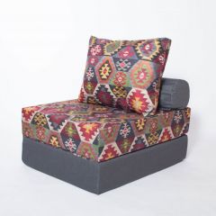 Кресло-кровать-пуф бескаркасное Прайм (мехико серый-графит) в Тюмени - tumen.mebel24.online | фото 2